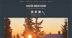 Desktop Screenshot of anaisbescond.com